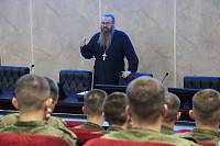 Духовная беседа с военнослужащими в щёлковской воинской части