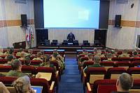 Духовная беседа с военнослужащими в щёлковской воинской части