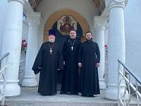 Рабочая встреча в строящемся храме иконы Божией Матери «Неупиваемая Чаша» посёлка Литвиново