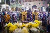 Архиерейское богослужение в Гуслицком Спасо-Преображенском монастыре 