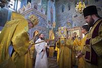 Архиерейское богослужение в Гуслицком Спасо-Преображенском монастыре 