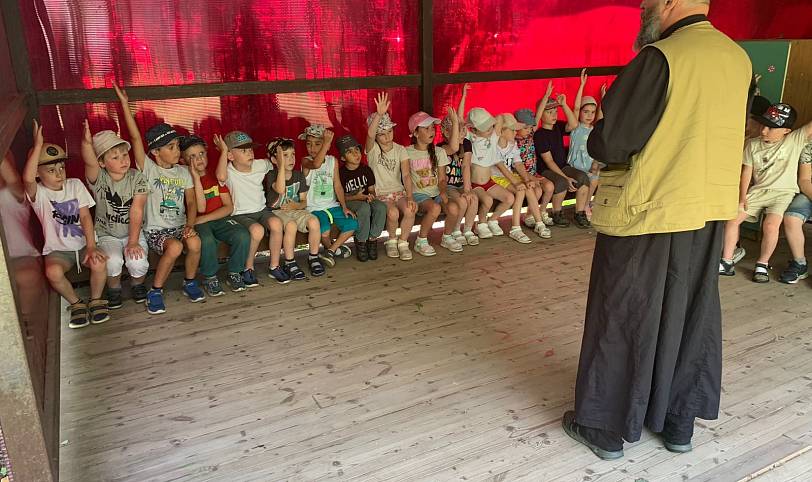 Встреча с детьми дошкольного отделения «Сказка» города Павловский Посад