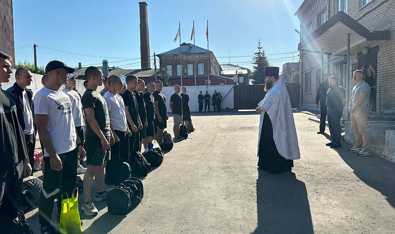 Проводы призывников в Павловском Посаде