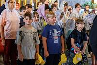 Начало Православного детско-молодёжного лагеря Московской митрополии «Благовест»