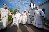 Освящение Знаменского храма города Щёлково