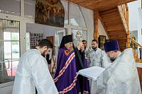 Освящение Никольского и Александро-Невского храмов деревни Большая Дубна