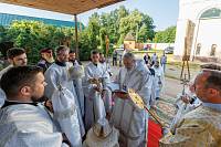 Освящение Никольского и Александро-Невского храмов деревни Большая Дубна