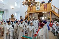 Освящение Никольского и Александро-Невского храмов деревни Большая Дубна