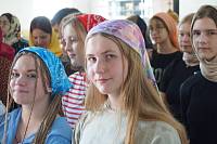 Открытие слета православной молодежи в Кудинове