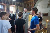 Открытие слета православной молодежи в Кудинове