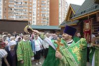 Престольный праздник в Серафимовском храме Балашихи 