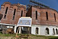 Рабочее совещание в строящемся Кирилло-Мефодиевском храме Балашихи