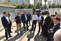 Рабочее совещание в строящемся Кирилло-Мефодиевском храме Балашихи