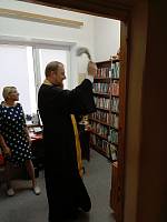 Освящение Щёлковской юношеской библиотеки