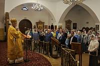 Архиерейское богослужение в Троицком храме Реутова