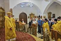 Архиерейское богослужение в Троицком храме Реутова
