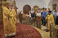 Архиерейское богослужение в Троицком храме Реутова