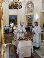 Престольный праздник в Преображенском кафедральном соборе Балашихи