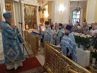 Архиерейское богослужение в Преображенском кафедральном соборе Балашихи