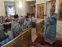 Архиерейское богослужение в Преображенском кафедральном соборе Балашихи