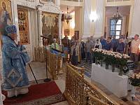 Архиерейское богослужение в Преображенском кафедральном соборе Балашихи