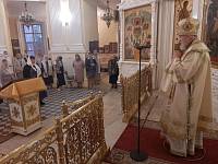 Архиерейское богослужение в Преображенском кафедральном соборе Балашихи 