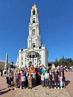 Семейная паломническая поездка воскресной школы Троицкого собора города Щёлково в Троице-Сергиеву Лавру