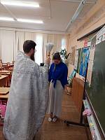 Освящение школы № 5 города Фрязино