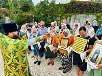 Престольный праздник в Троицком храме деревни Аверкиево