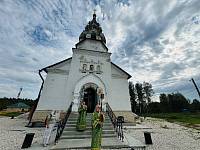 Престольный праздник в Троицком храме деревни Аверкиево