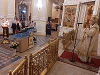 Архиерейское богослужение в Преображенском кафедральном соборе Балашихи