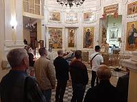 Архиерейское богослужение в Преображенском кафедральном соборе Балашихи