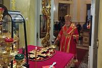 Всенощное бдение в Преображенском кафедральном соборе Балашихи