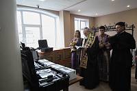 Освящение гуманитарного груза в Ногинске