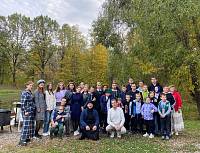 Посещение семейного центра «Доверие» деревни Алмазово молодёжью Троицкого собора г. Щёлково