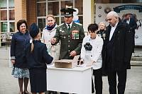 Присяга кадетов в Свердловской школе №2