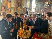 Экскурсия для гимназистов в Иоанно-Богословском храме г. Ликино-Дулёво