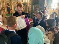 Экскурсия для гимназистов в Иоанно-Богословском храме г. Ликино-Дулёво