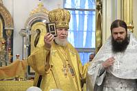 Архиерейское богослужение в Николо-Берлюковской пустыни