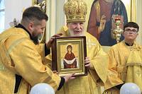 Архиерейское богослужение в Николо-Берлюковской пустыни