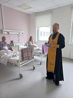 Молебен в отделении гинекологии Щёлковского перинатального центра