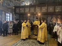 Архиерейское богослужение в Гуслицкой обители 