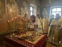 Архиерейское богослужение в Гуслицкой обители 