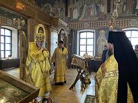 Архиерейское богослужение в Гуслицкой обители 