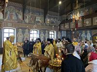 Архиерейское богослужение в Гуслицкой обители 