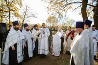 Освящение поклонного креста перед въездом в наукоград Фрязино