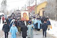 Престольный праздник в Казанском храме Павловского Посада