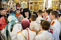 Архиерейское богослужение в Пятницком храме села Туголес 