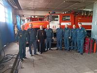 Посещение воинской и пожарной частей в Павловском Посаде