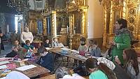 Первоклассники в Никольском храме г. Лосино-Петровский